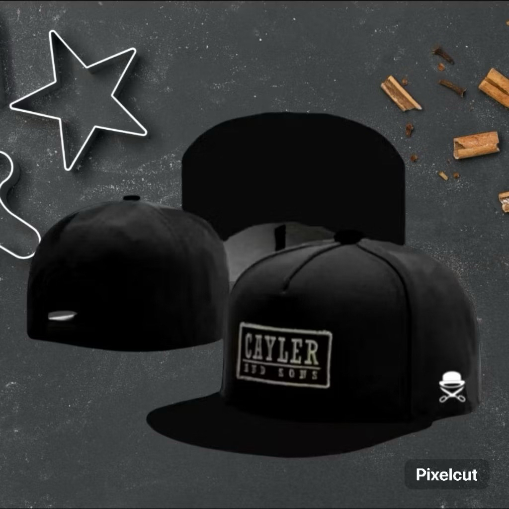 COD Topi Pria Cayler & Sons Full Black Original Style