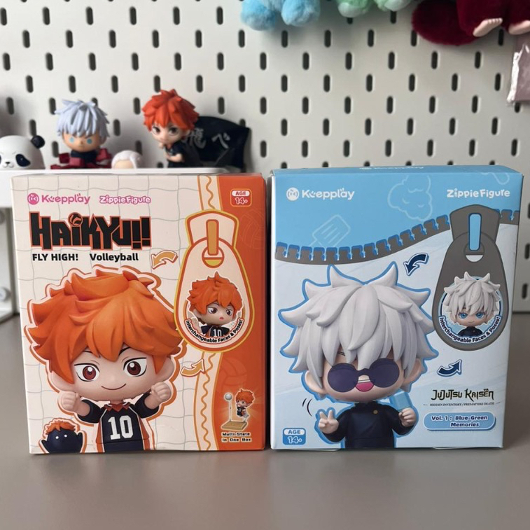[READY STOCK] KEEPPLAY Zippie Figure JJK Jujutsu Kaisen dan Haikyu!! Blind Box - Selected - Nendoroi