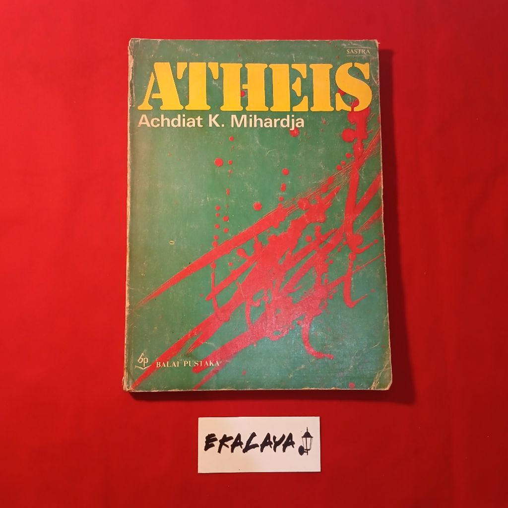 Buku Novel Roman ATHEIS - Achdiat K. Mihardja