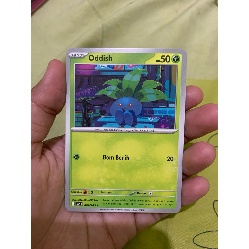 [KOBARAN BIRU] TCG ODDISH 001/103 C ORI