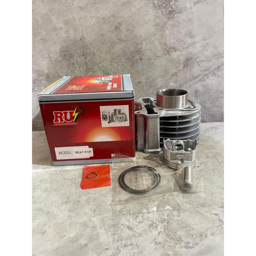BLOK SEHER CYLINDER BLOK KOMPLIT BEAT POP BEAT FI ESP SCOOPY FI ESP STARTER HALUS K44