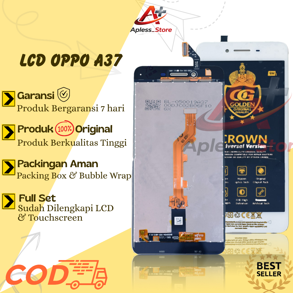 LCD TOUCHSCREEN OPPO NEO 9 A37 - LCD OPPO A37f - LCD OPPO A37 COMPLETE ORIGINAL