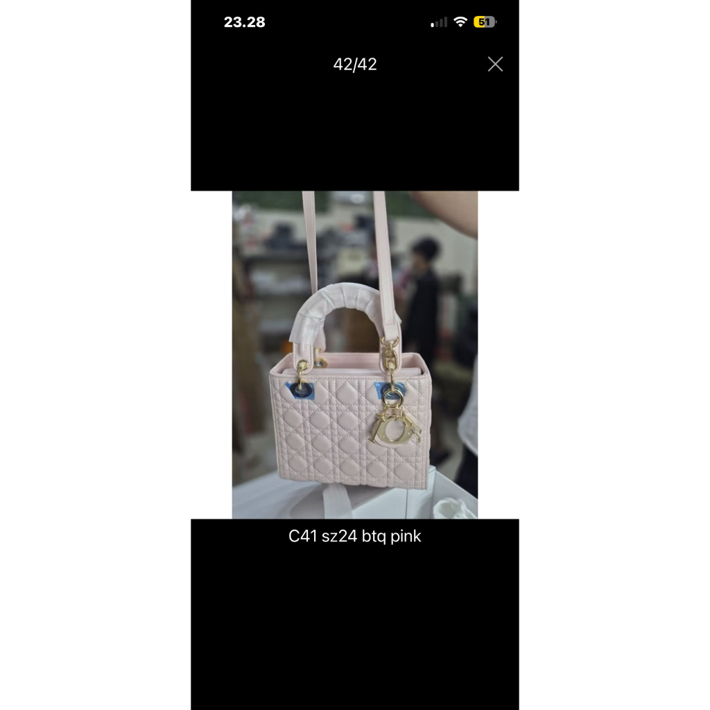 Tas Dior Djoy pink