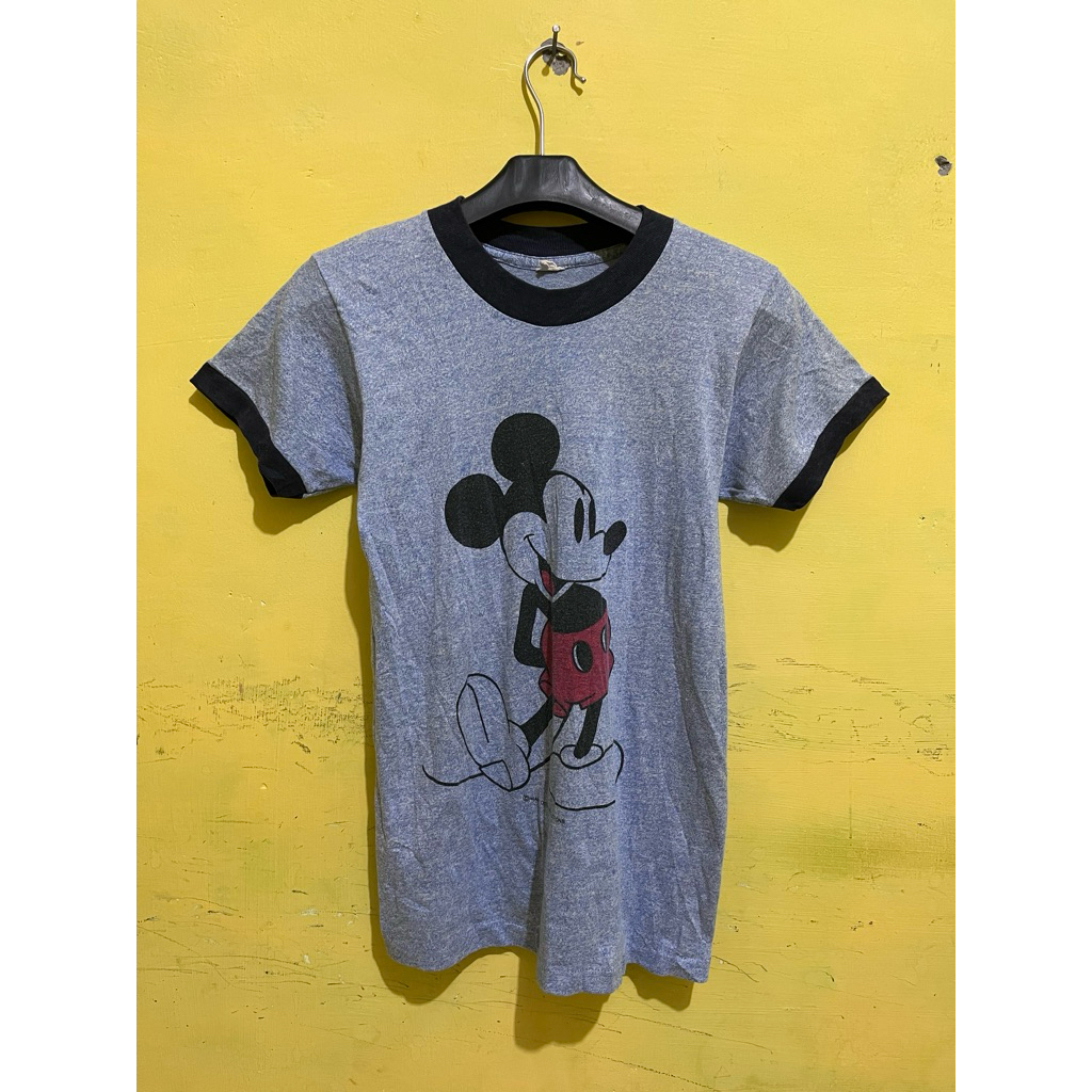 kaos vintage mickey ringer rayon