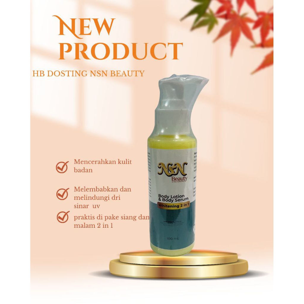 Dosting hb NsN Beauty 2in1 di pake siang malam