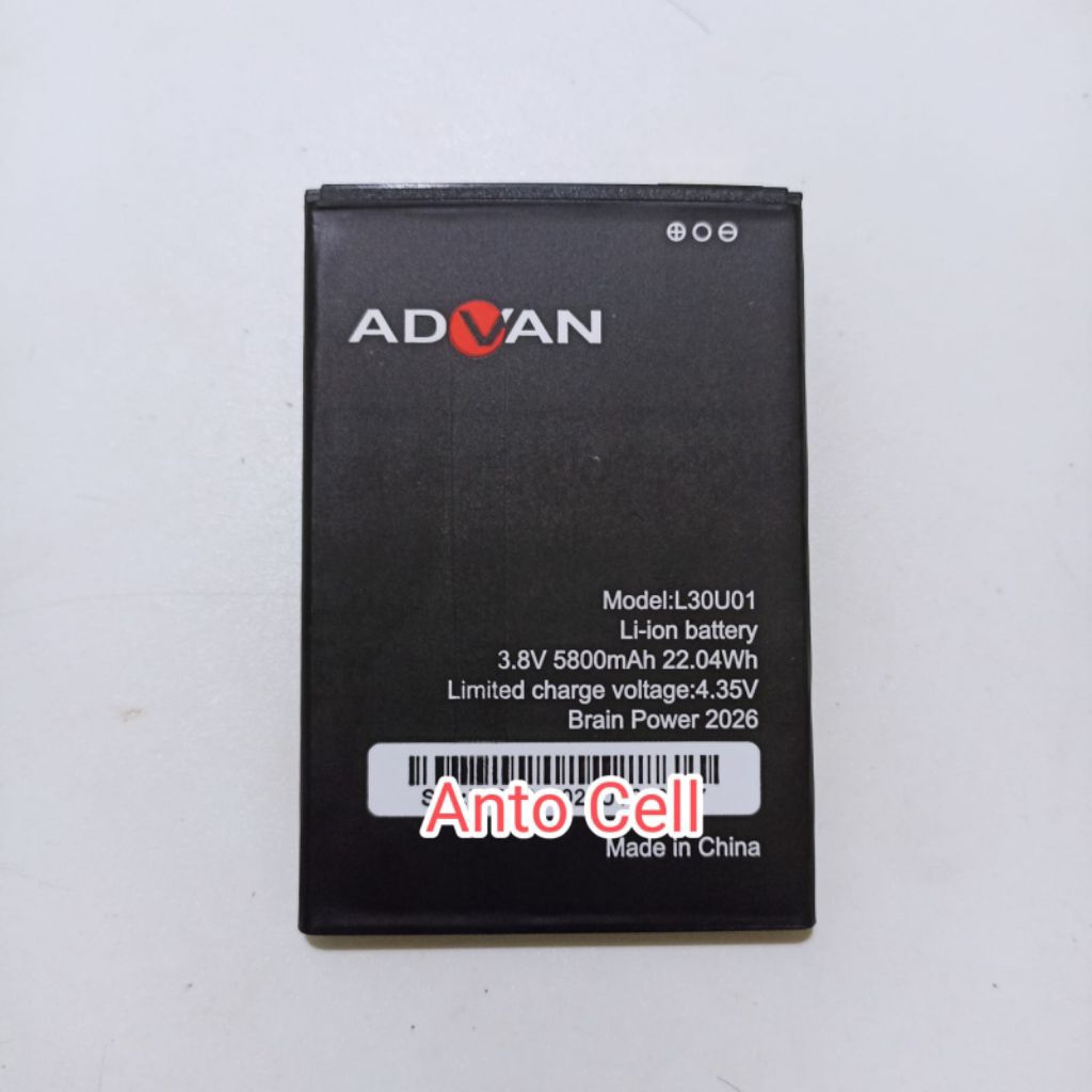 Baterai batre Advan Nasa plus 5505 model  L30U01 NASA Pro L30B01 6202 battery hp