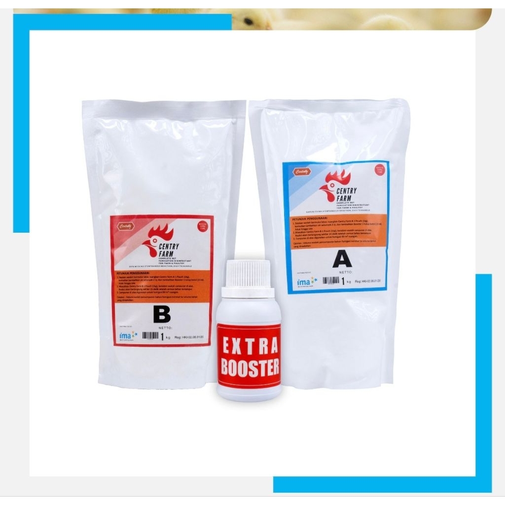 CENTRY FARM 10kg lengkap - disinfektan fumigasi kandang ternak