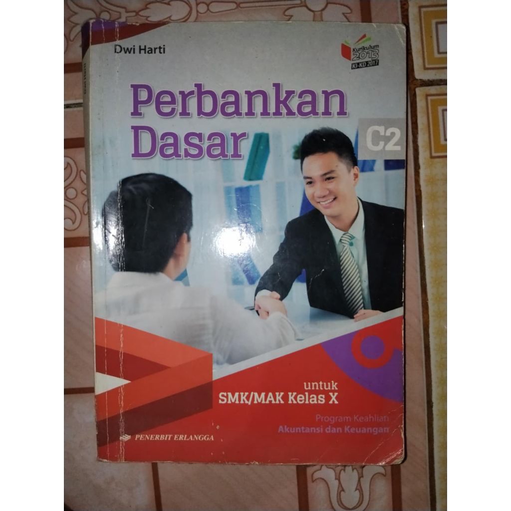 BUKU PERBANKAN DASAR KELAS 10 ERLANGGA LAYAK PAKAI