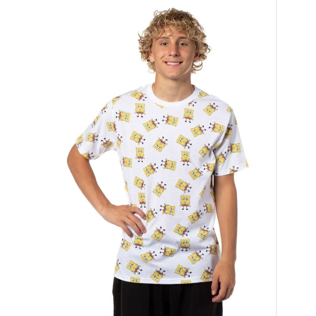 SPONGEBOB Graphic Print Adult Tshirt
