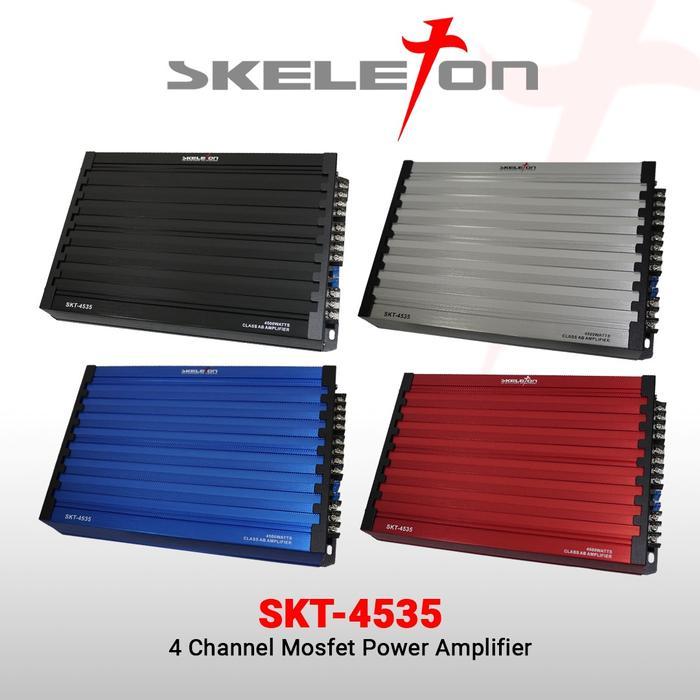 POWER AMPLIFIER MOBIL 4 CHANEL SKELETON 4535