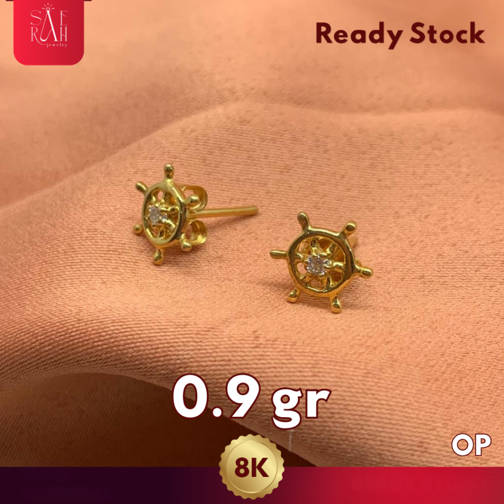 Tindik Emas 8K - Toko Emas Saerah - 0.9 Gram 67