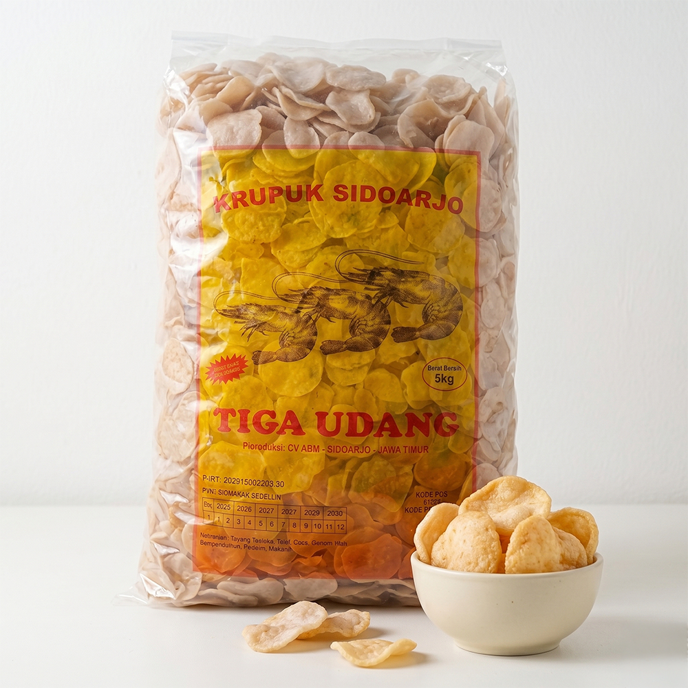 KERUPUK UDANG - KERUPUK MINOR PREMIUM MENTAH SIDOARJO - 250G