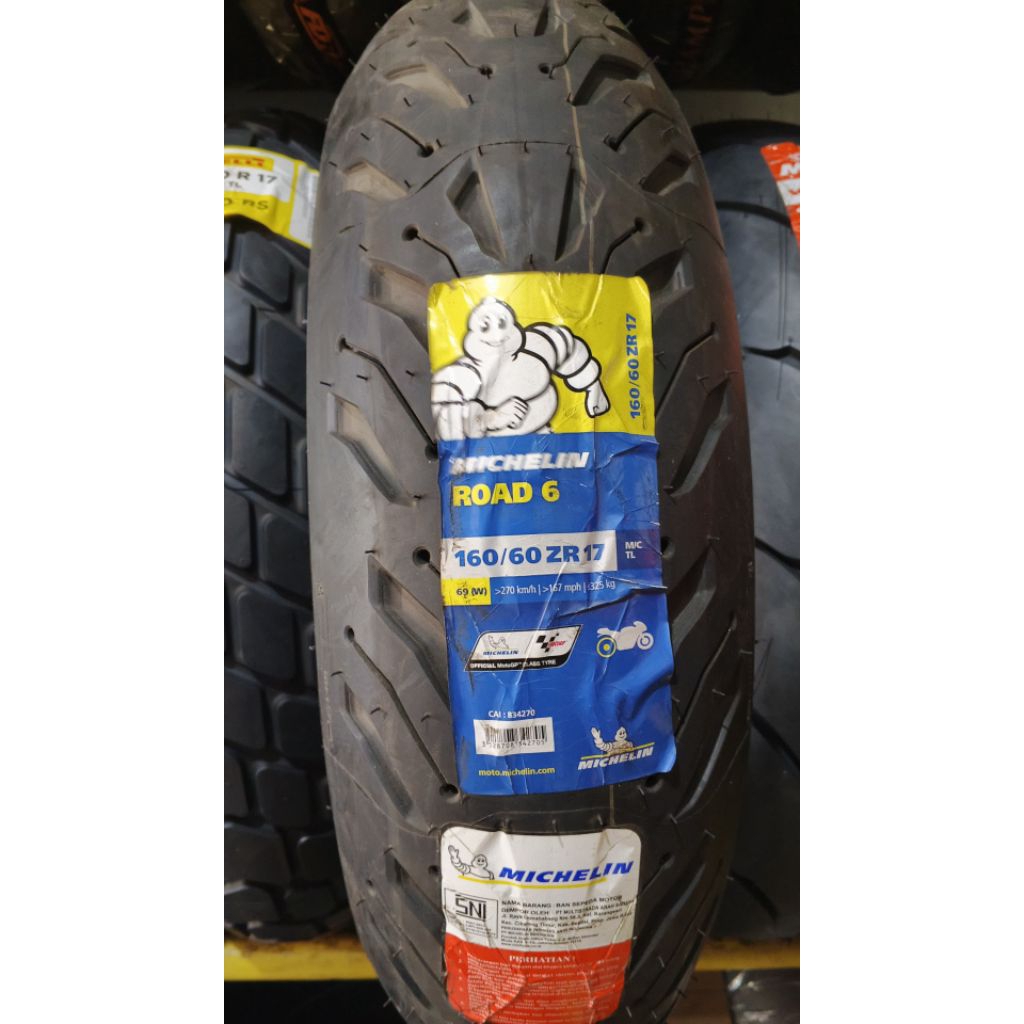 BAN MICHELIN ROAD 6 160/60-17