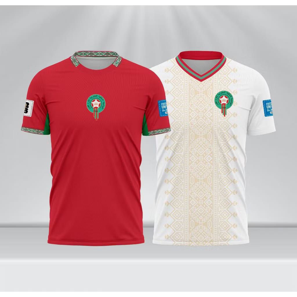 JERSEY MOROCCO PIALA DUNIA 2026 , GRATIS NAMA DAN NO PUNGGUNG.