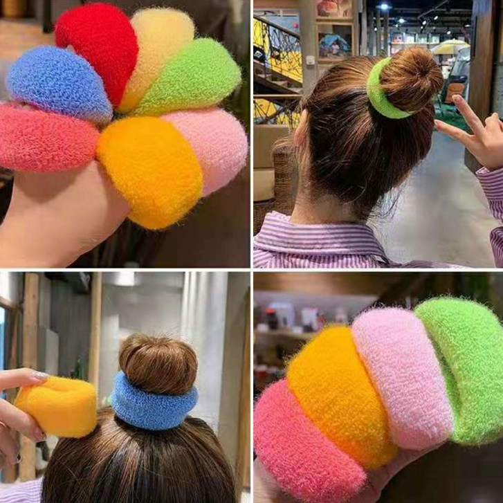 TSN Ikat Rambut Donat Besar / Kunciran Rambut Donat Karet / Ikat Rambut Cepol / Ikat Rambut Besar