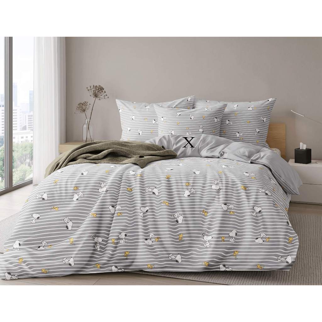 Bedcover Set Katun jepang/Cotton Sateen Grey Snoopy / Tom & Jerry / Sailor Navy / Ultramen Cute - Ro
