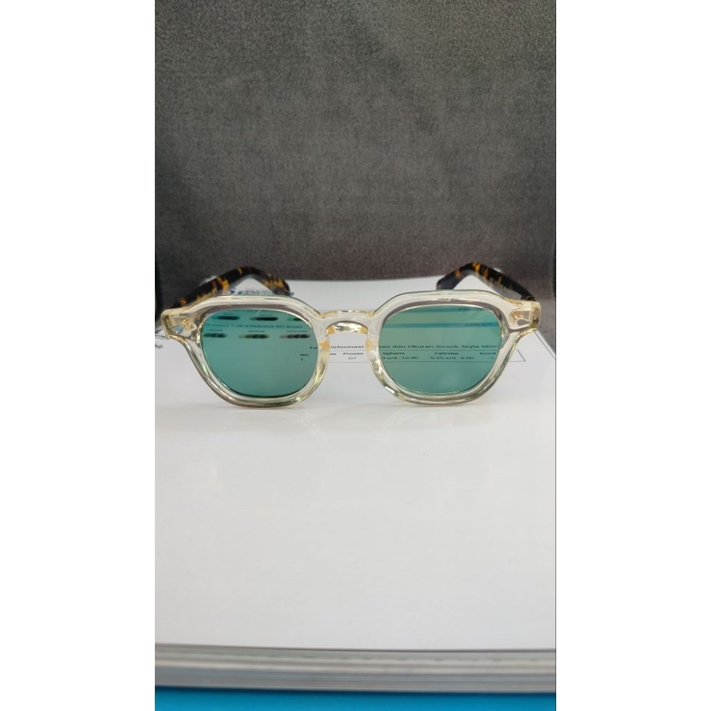 kacamata frem second original moscot dolt col flesh tortoise