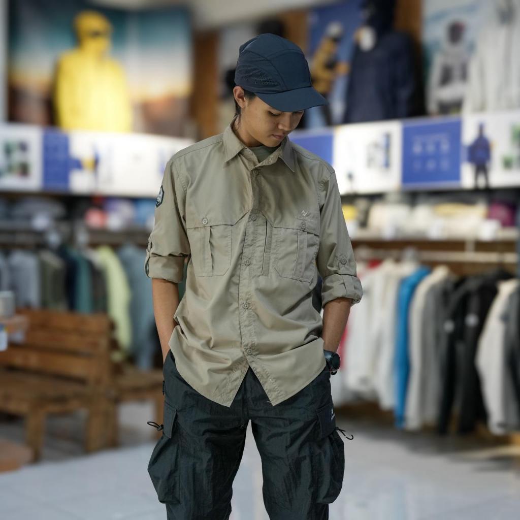 KEMEJA LAPANGAN ZLAVA TACTICAL WILDSHELL x WILD OUTDOOR