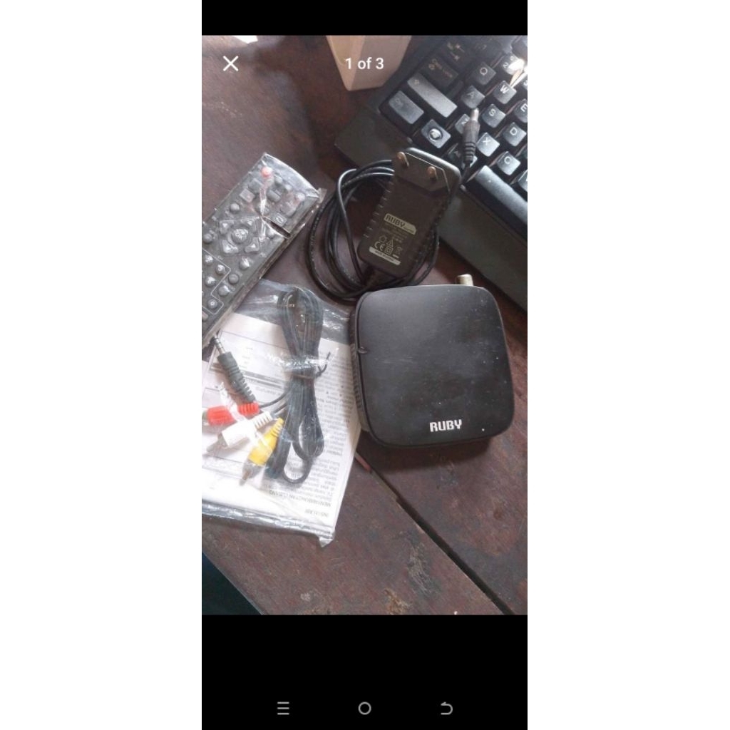 STB TV Digital Tuner DVB T2 merk Ruby