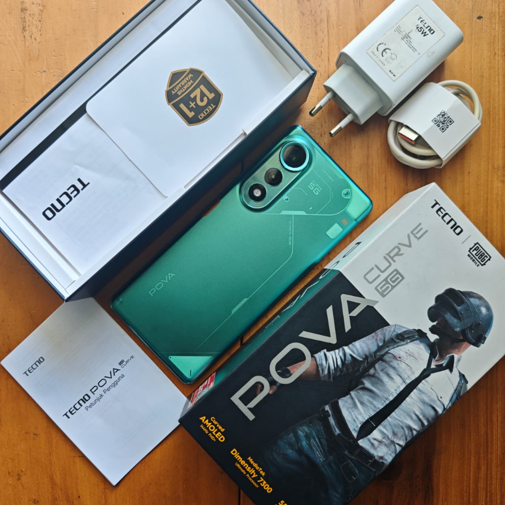 TECNO POVA CURVE 5G SECOND 8/256GB HANDPHONE SECOND HP SEKEN HP BEKAS HP MURAH