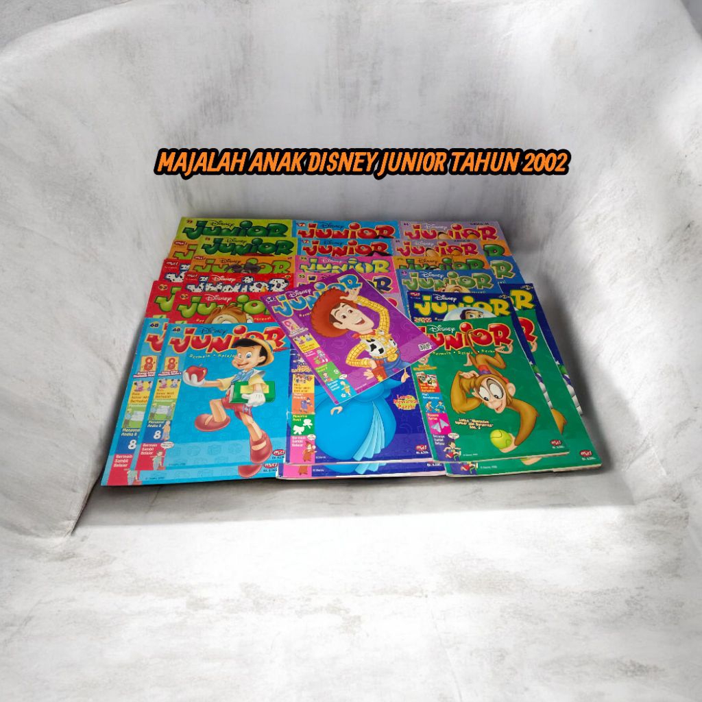 MAJALAH ANAK DISNEY JUNIOR TAHUN 2002