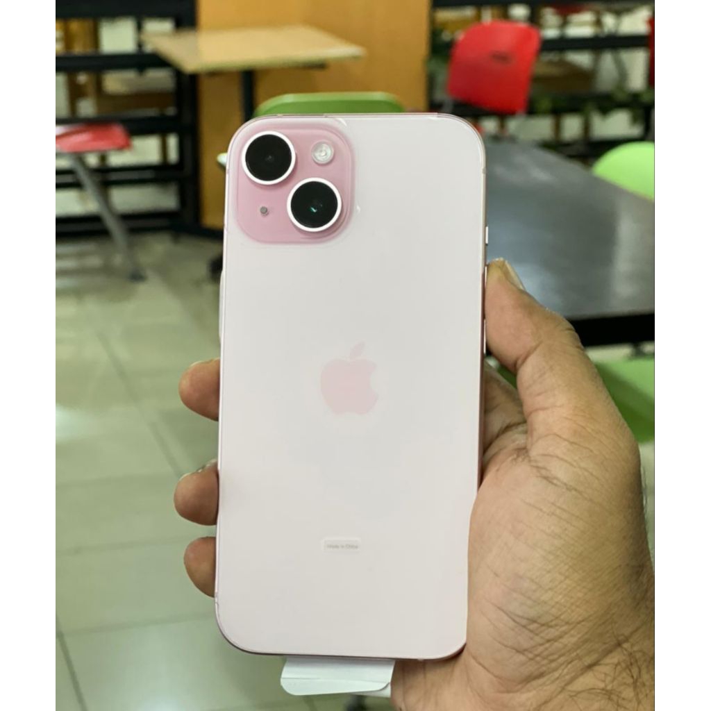 iPhone 15 iBox Second - Pink, 128GB, E-SIM, Like New, Face ID, TrueTone
