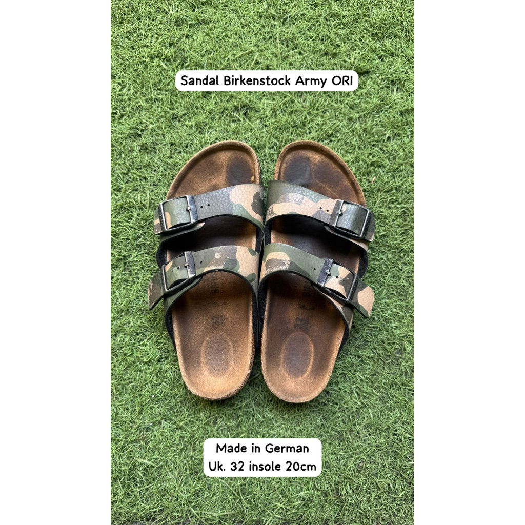 Sandal Army Birkenstock Anak ORI