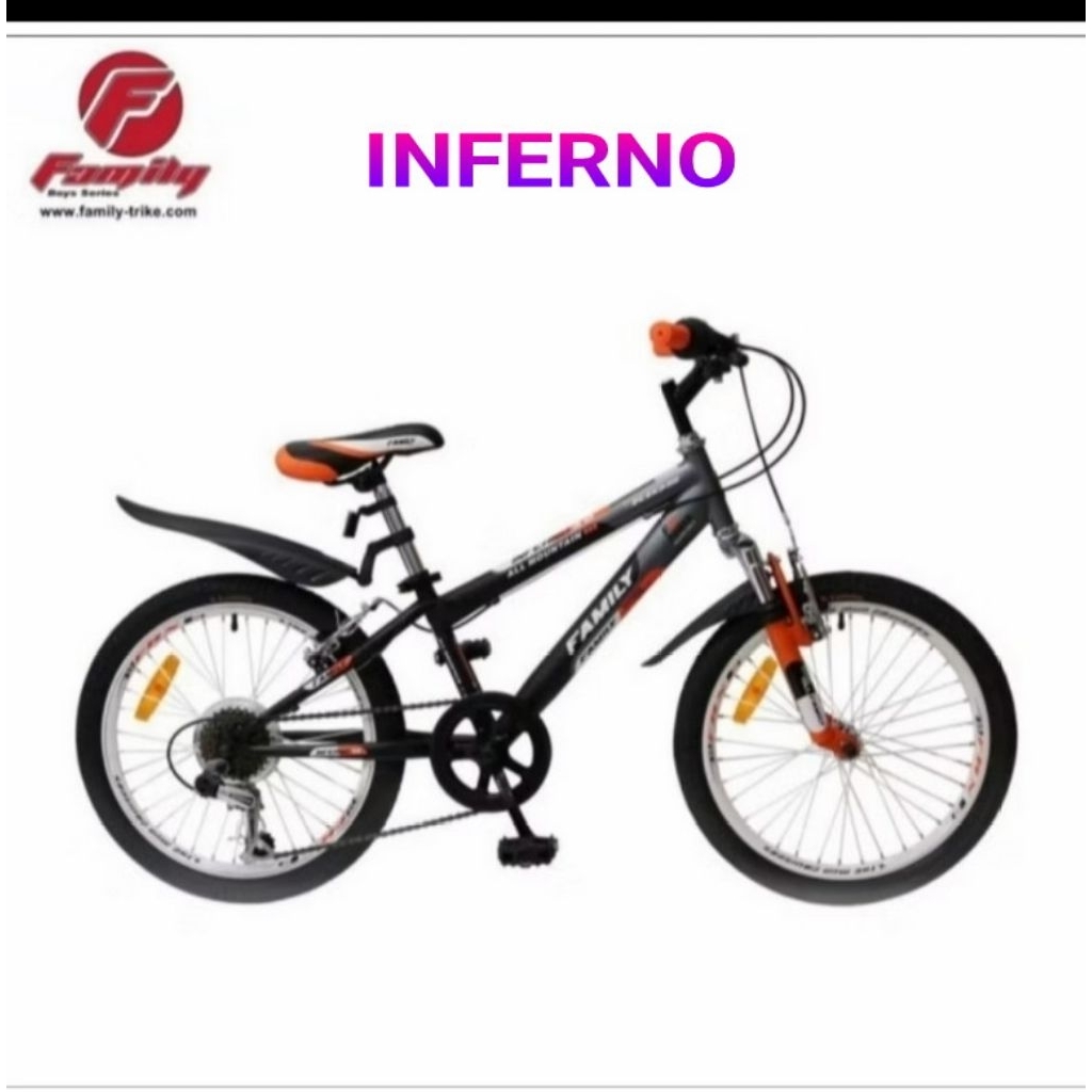 Sepeda BMX 20 inch Merek Family Series Speed Truck & Inferno Speed 20".
