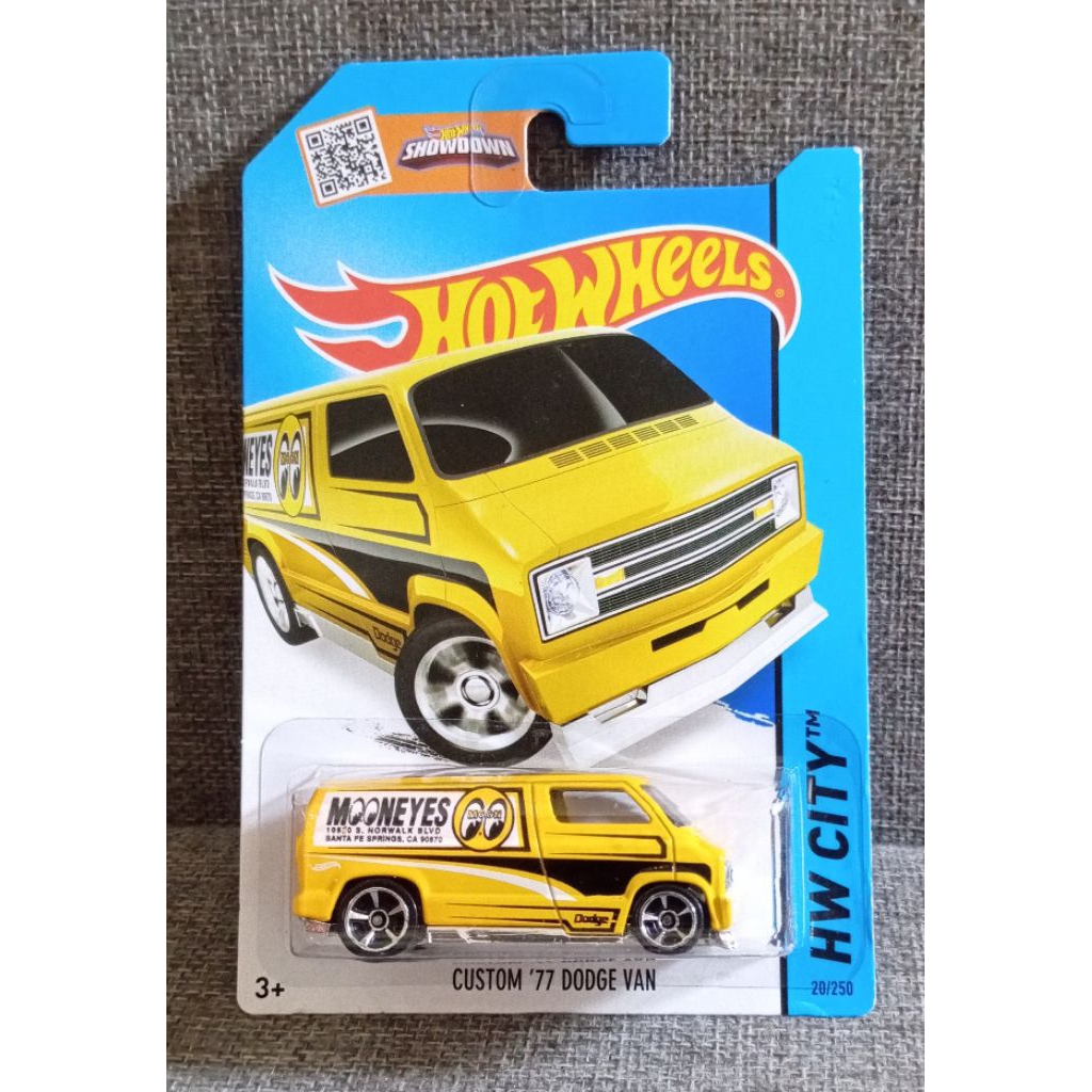 Hot Wheels Dodge Van Mooneyes diecast mobil mainan hotwheels Mooneyes collector items