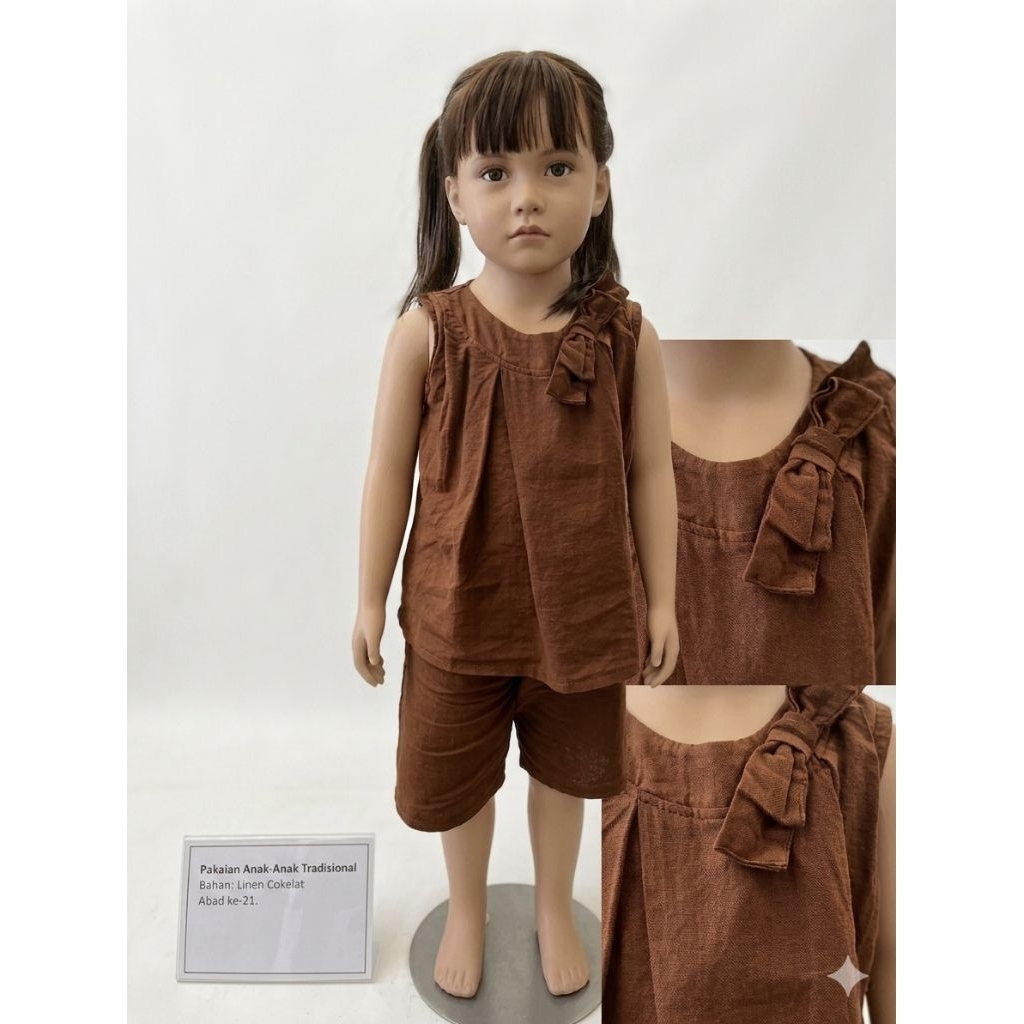 Baju Setcel Anak Perempuan 3-8 Tahun Baju Santai Anak