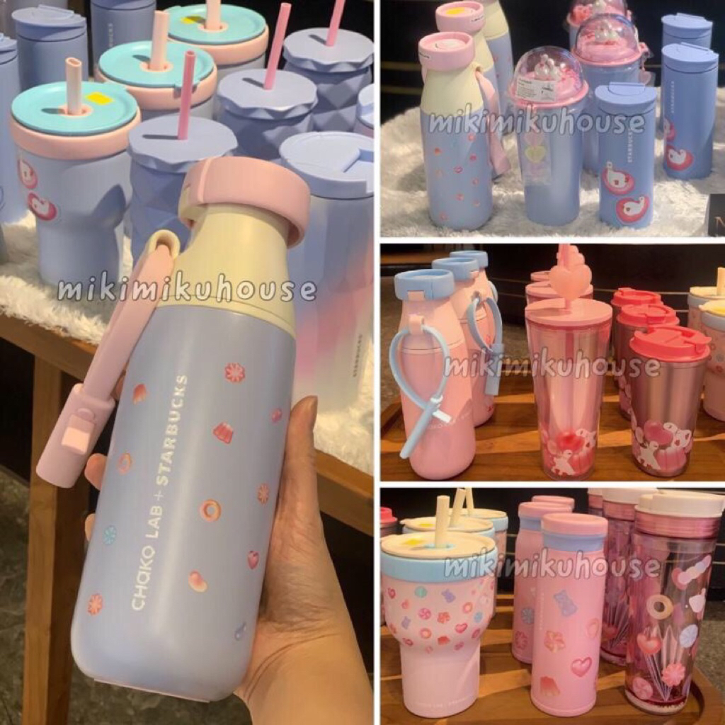 CHAKO LAB STARBUCKS VALENTINE JELLY DUCK VALENTINES TUMBLER MERCHANDISE CHAKOLAB STARBUCKS BEARISTA 