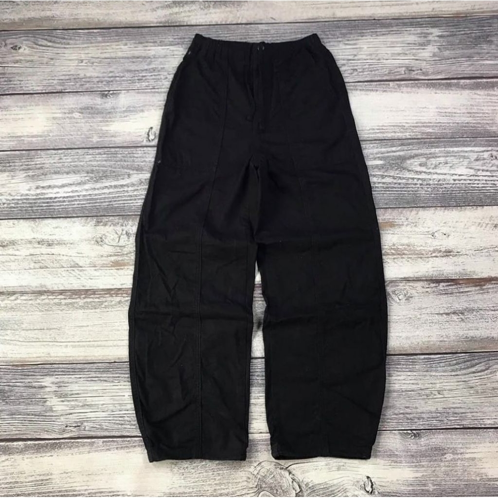 GU Wide Fatigue Utility Pant Solid Black 'Ex Bnwt