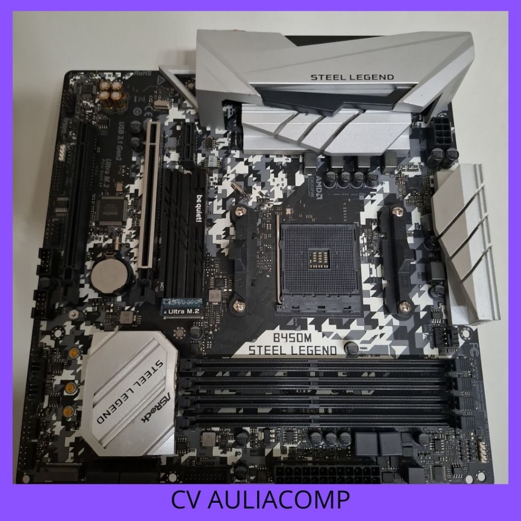 Mobo AMD B450 AM4 ASRock B450M Steel Legend