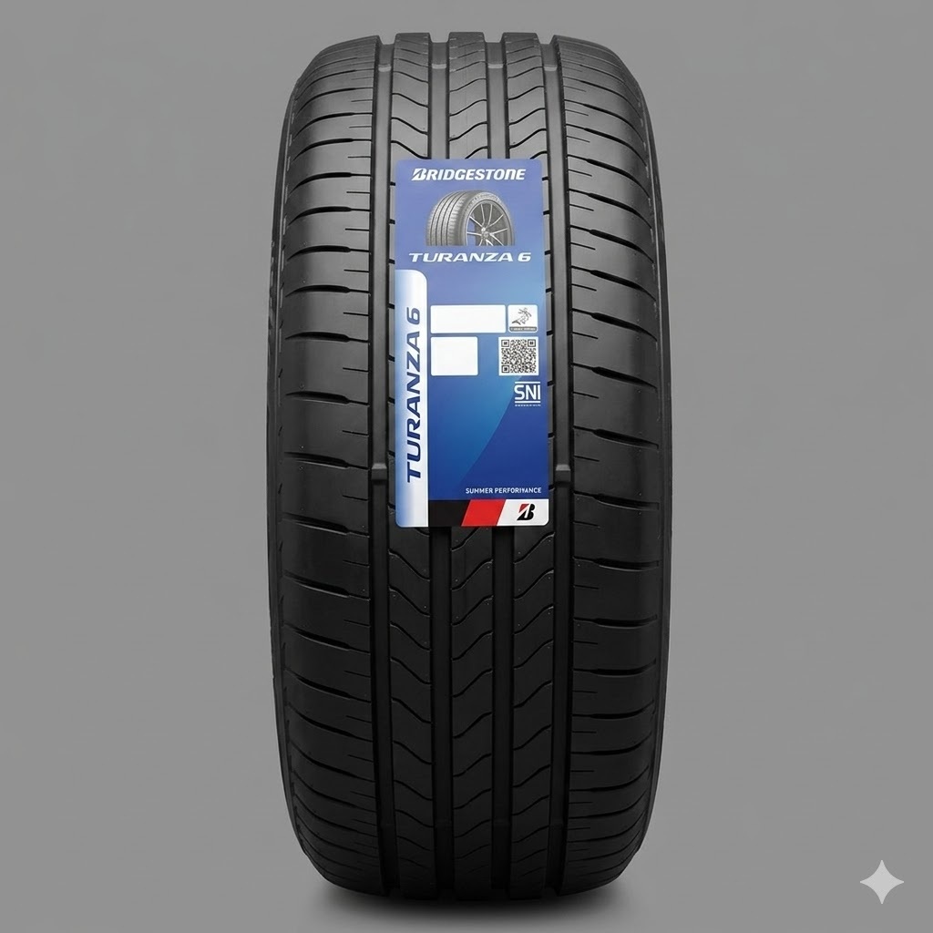 BAN MOBIL RING 17 MERK BRIDGESTONE UKURAN 215 50 R17 TYPE TURANZA 6 MODEL TERBARU