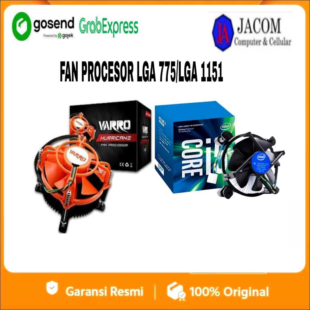FAN PROSESOR VARRO INTEL LGA 775/ORIGINAL INTEL LGA 1150/1151/1155