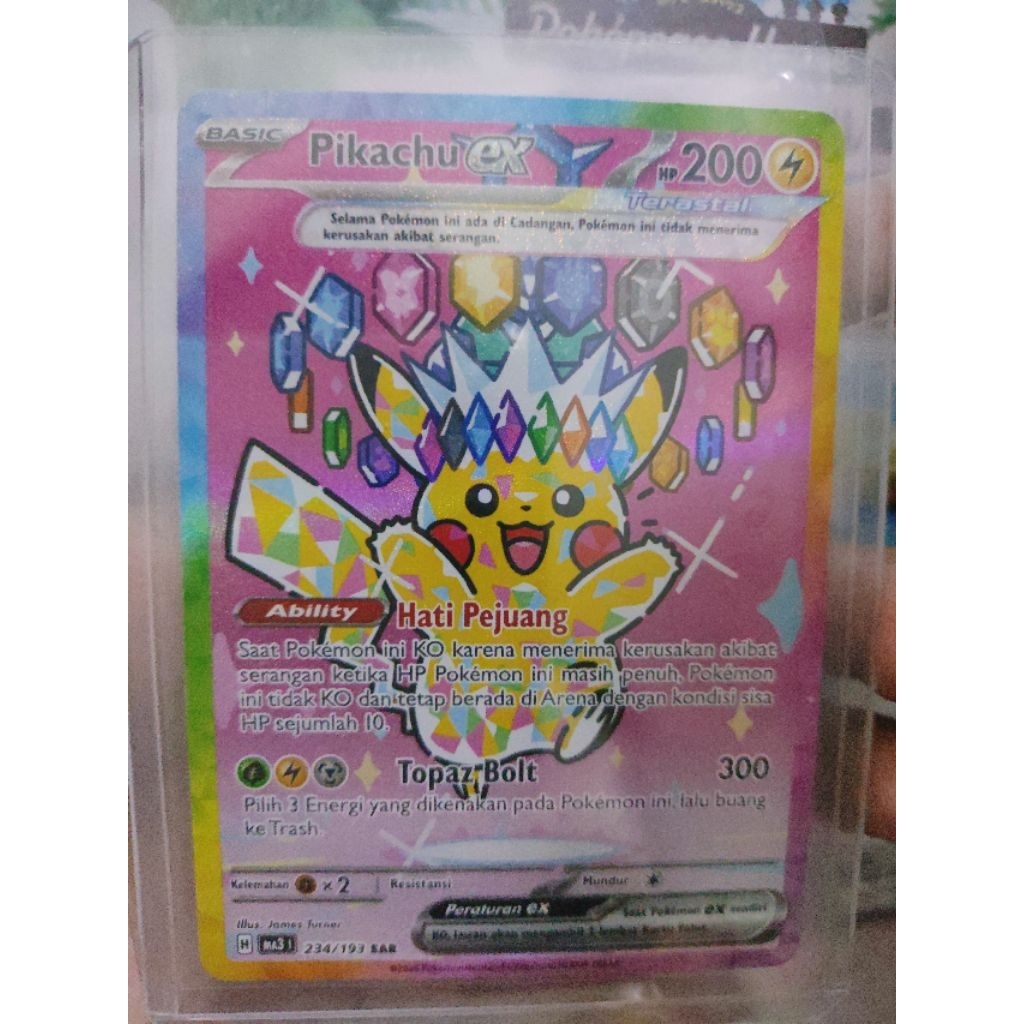 Kartu Pikachu SAR Mega Impian Indonesia Original