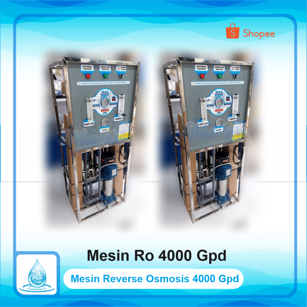 Mesin Ro 4000 Gpd Waetechno | Reverse Osmosis