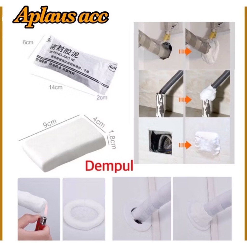 Sealant Semen Lem perbaikan Lubang Instan Dempul serbaguna