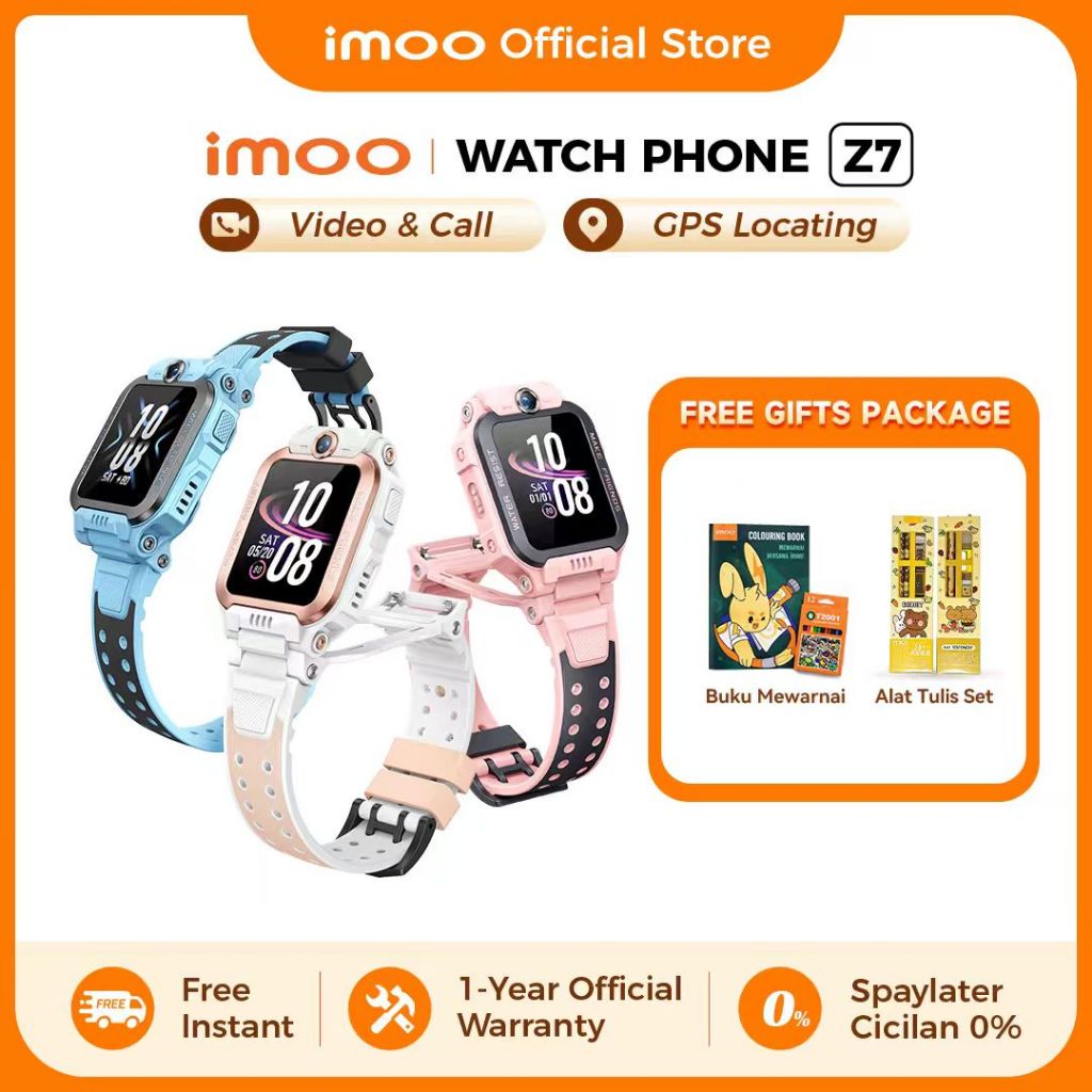imoo Z7  imoo Official Store Front & Rear Dual Camera With Flip Up-Structure Long Standby 7 Day | Sm