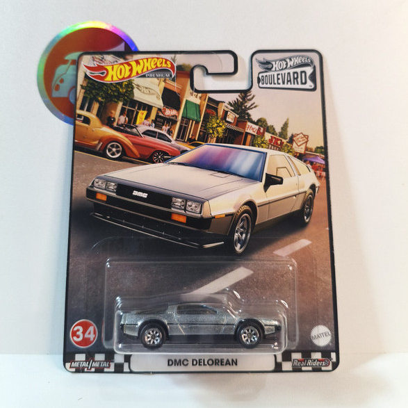 Hot Wheels Premium DMC Delorean Boulevard #34 - Hotwheels
