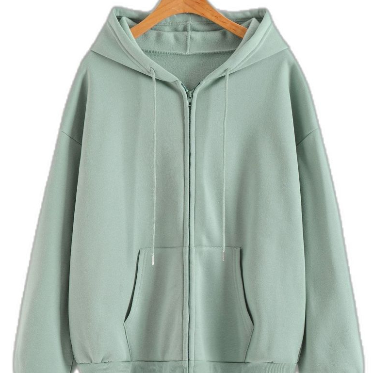 Zipper Hoodie Jumbo Anak Muda Vira Korean Style - Outfit Pria Outdoor
