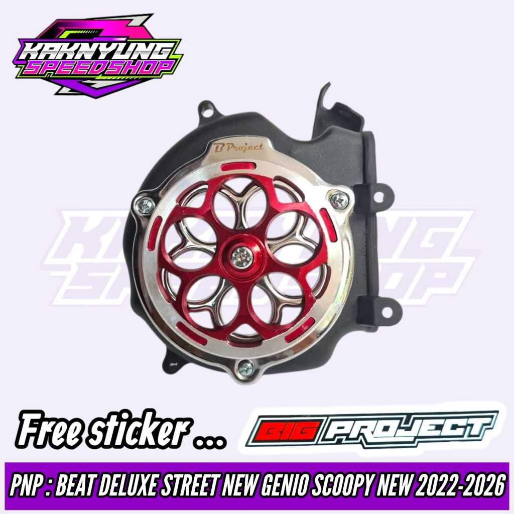 Tutup Kipas Beat Deluxe Sporty Cbs ISS 2022-2026 Set Spinner Bulat Type V2 Bigproject Original Pnp B