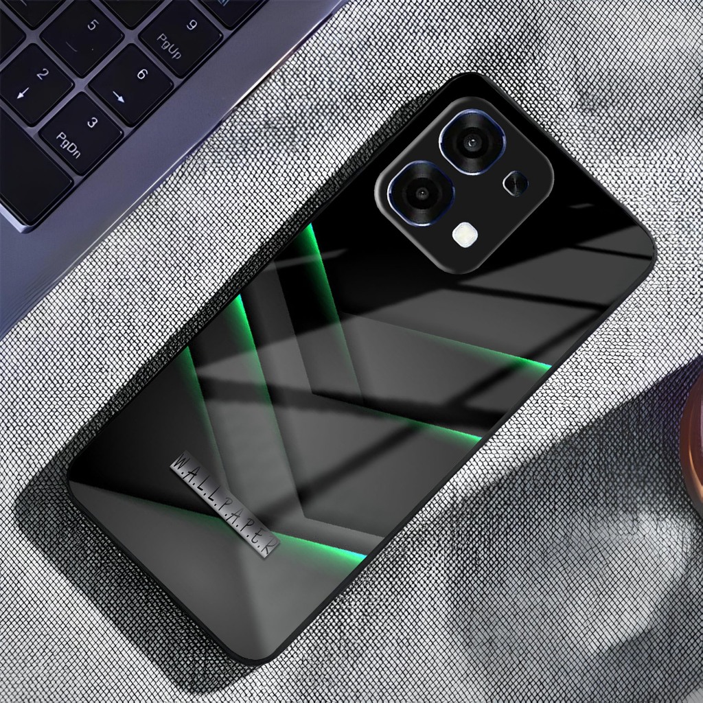 CL Softcase Glass For Oppo A6 Pro - Case Glass Oppo A6 Pro - Casing Kaca A6 Pro Terbaru - Casing Mur