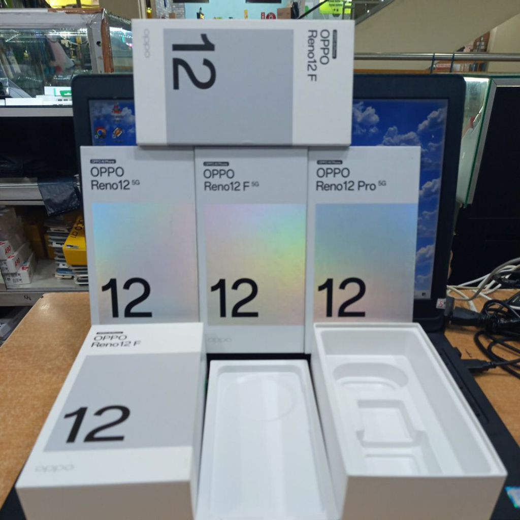 Dus Box Kardus hp Oppo Reno 12 F / Reno 12 F 5G / Reno 12 5G / Reno 12 Pro 5G ORI