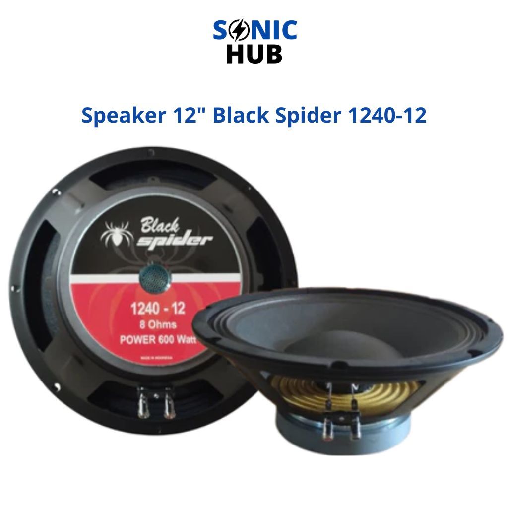Speaker 12 Inch Black Spider 1240-12