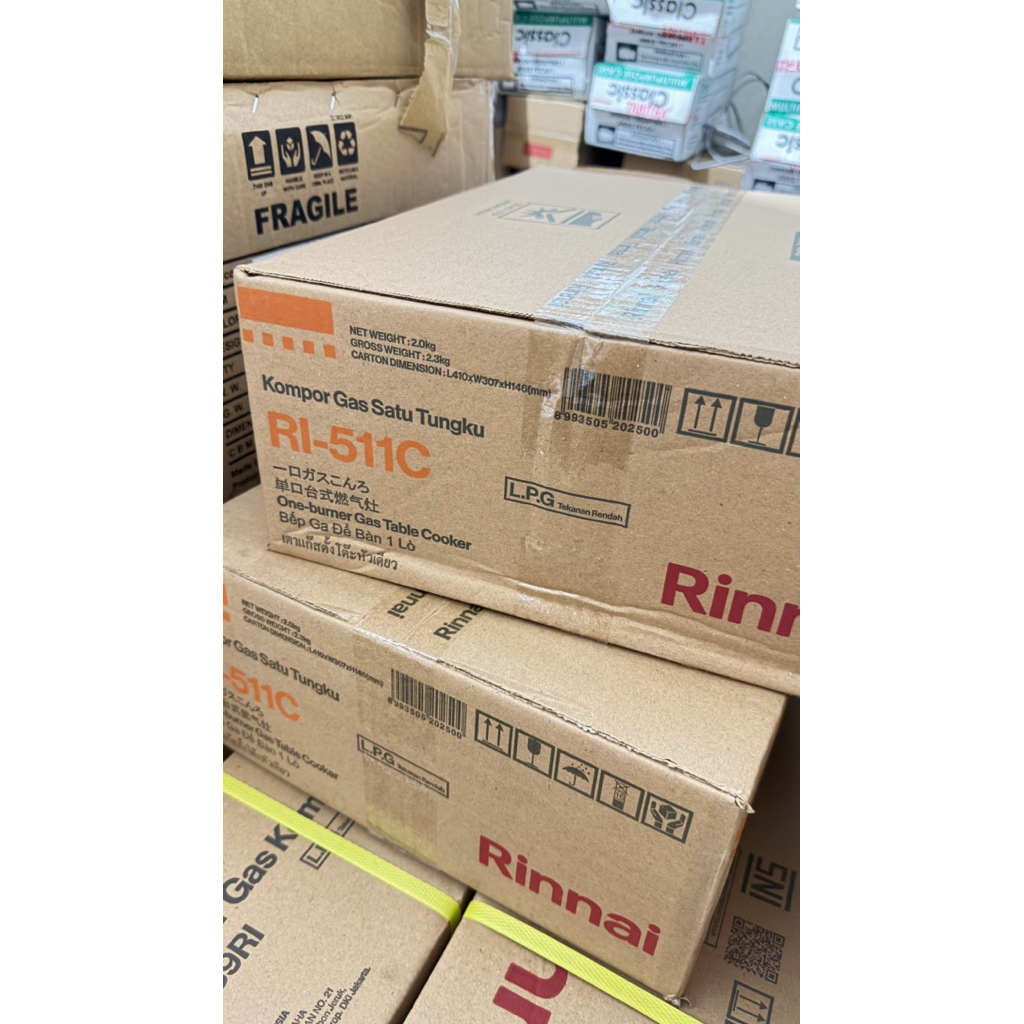 KOMPOR GAS 1 TUNGKU RINAI RI-511C