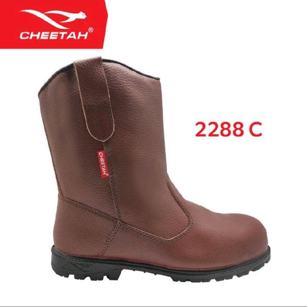Sepatu Safety King Shoes SKN Kulit Buatan - Anti Slip, Tahan Minyak, Nyaman Dipakai