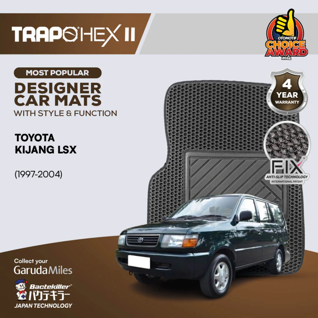 Karpet Mobil Trapo Hex II Toyota Kijang LSX (1997 - 2004)