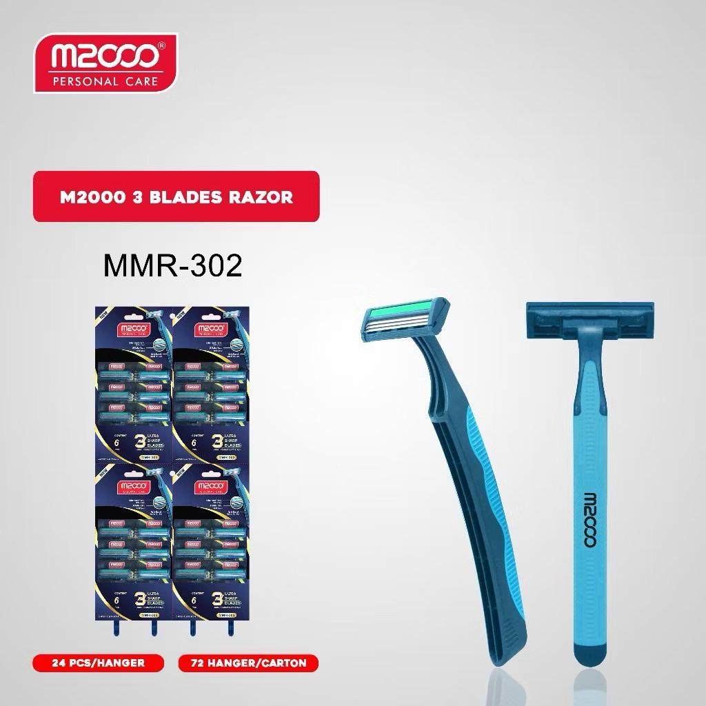 M2000 Alat Pisau Cukur Mata 3 (24pcs)