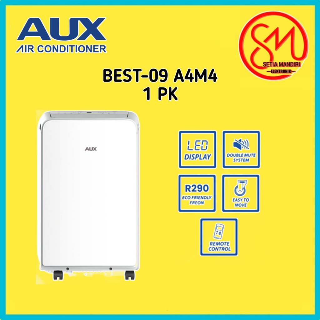 AUX BEST09 A4MA (1030W) AC Portable 1PK Standard R-410 Putih